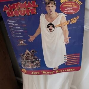Vtg Animal House John Bluto Blutarsky One Size Adult Rubies Universal Toga